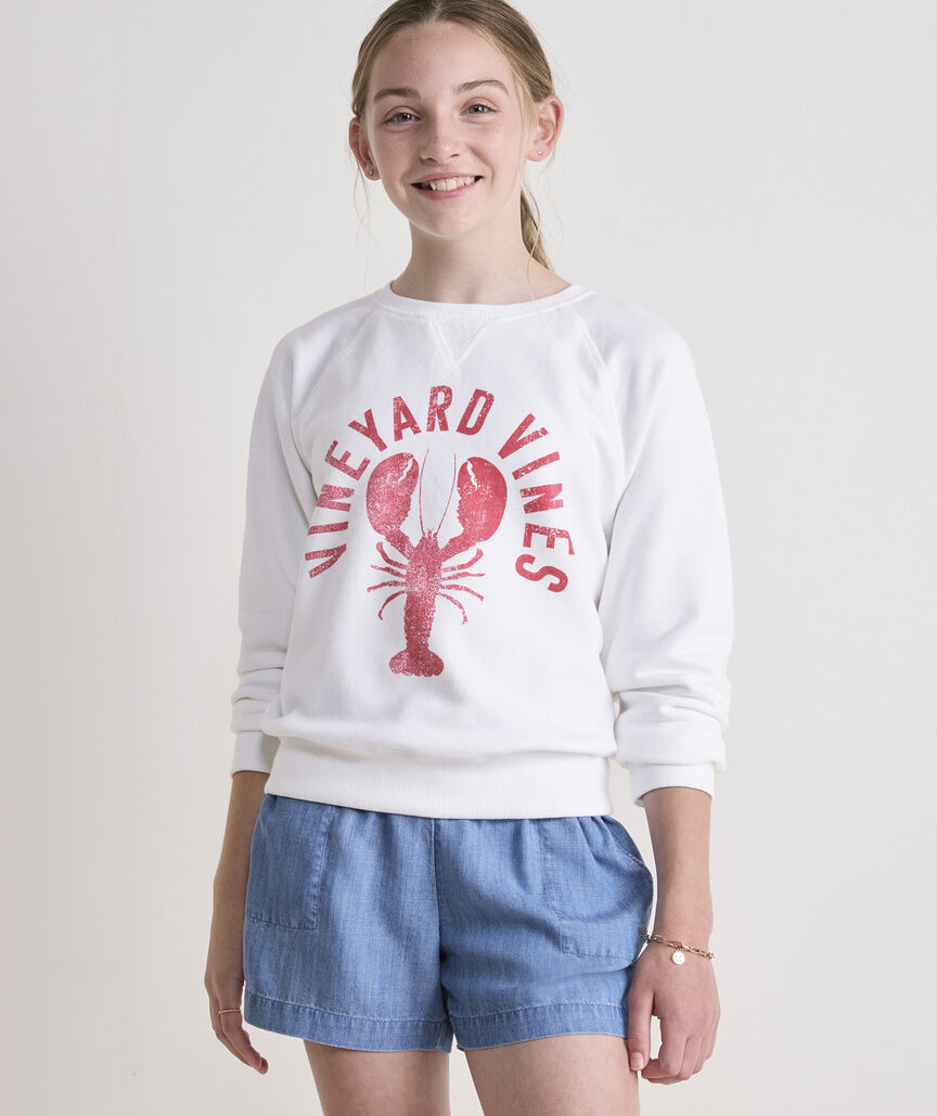 Girls' Surf Terry Crew