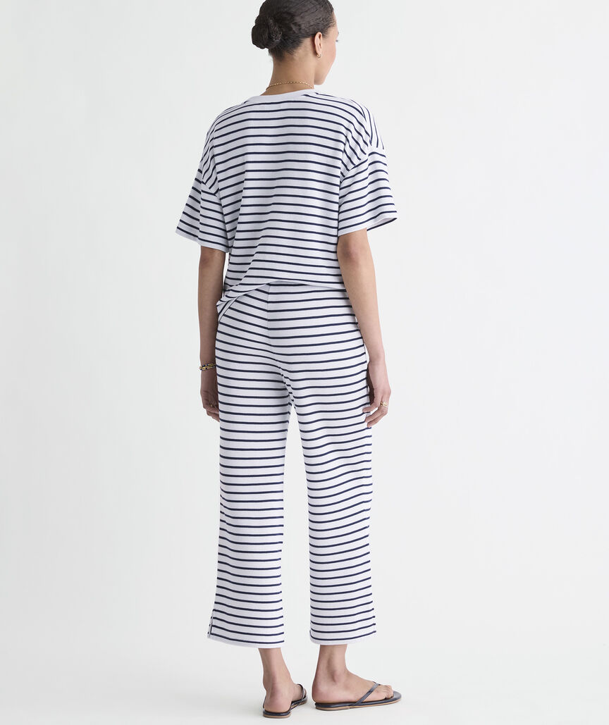 Beachy Terry Cropped Pants