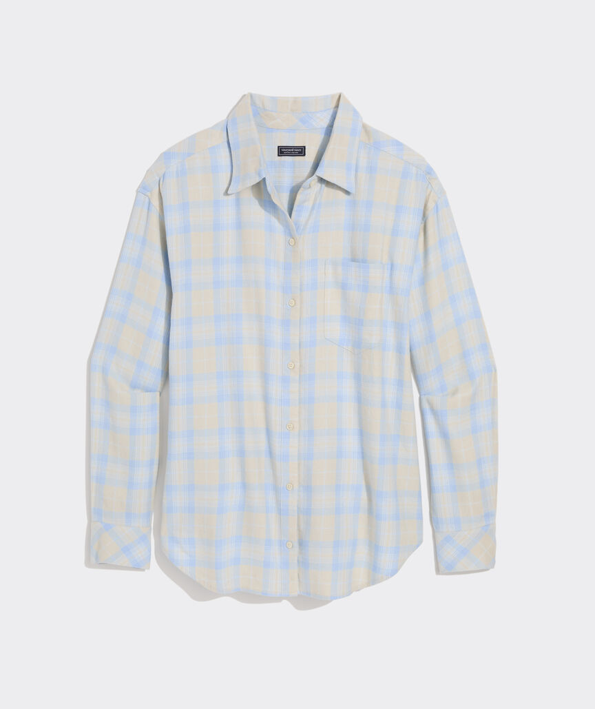 Birdie Flannel Button-Down