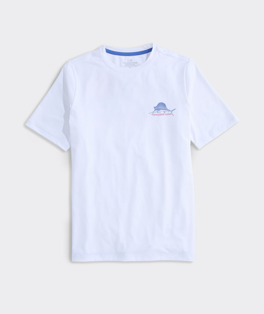 Boys' Sailfish Short-Sleeve Harbor Sun Performance Tee
