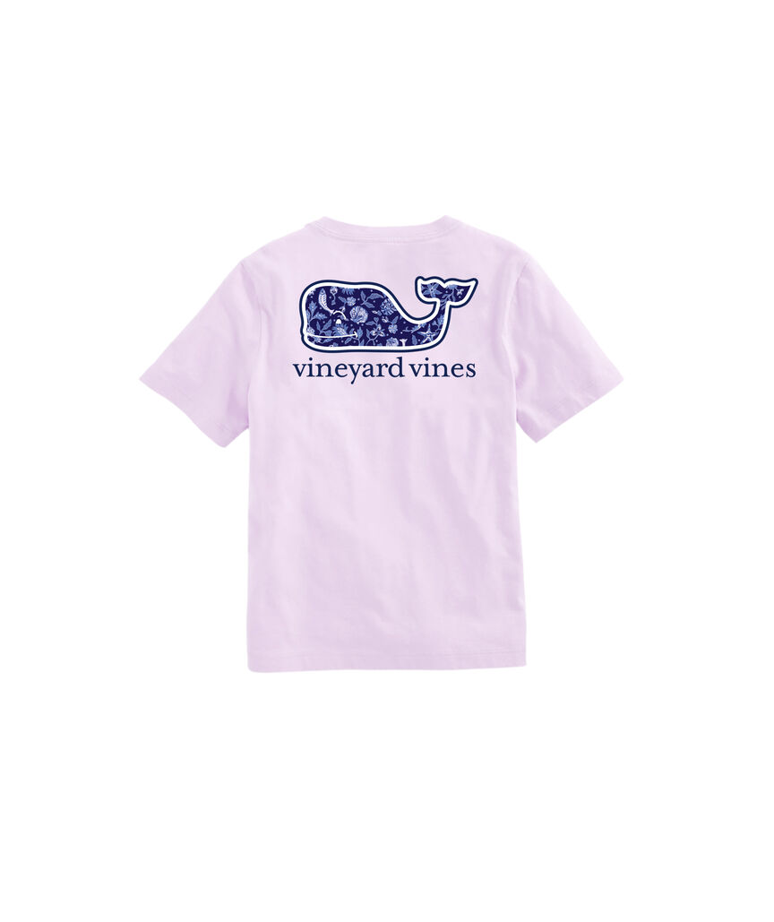 OUTLET Girls' Camila Print Whale Short-Sleeve Pocket Tee