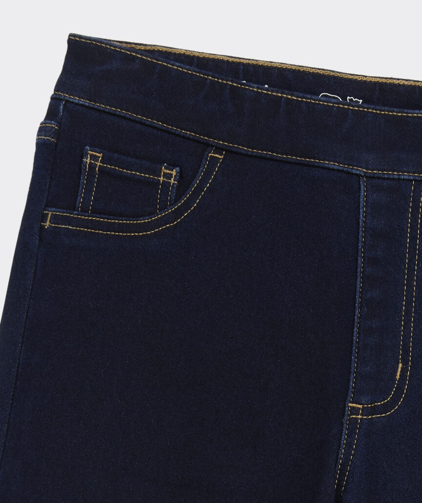 Girls' Wide-Leg Stretch Jeans