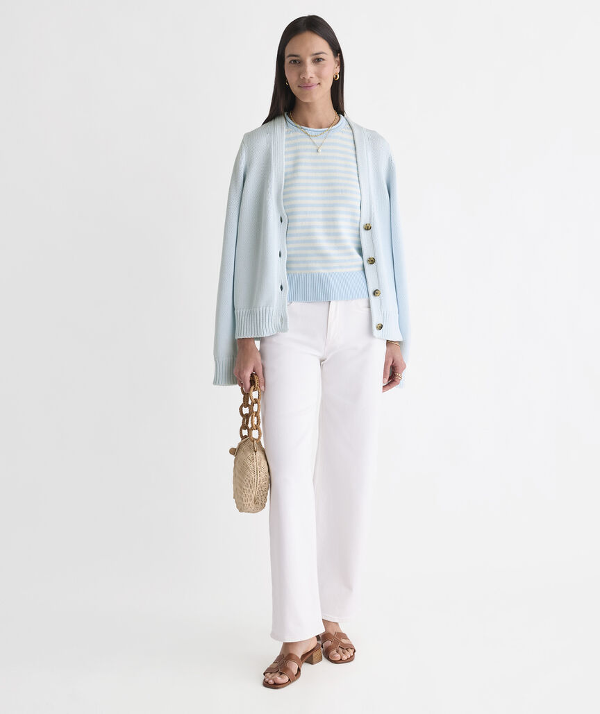 Katie Cotton Rollneck Sweater Tank