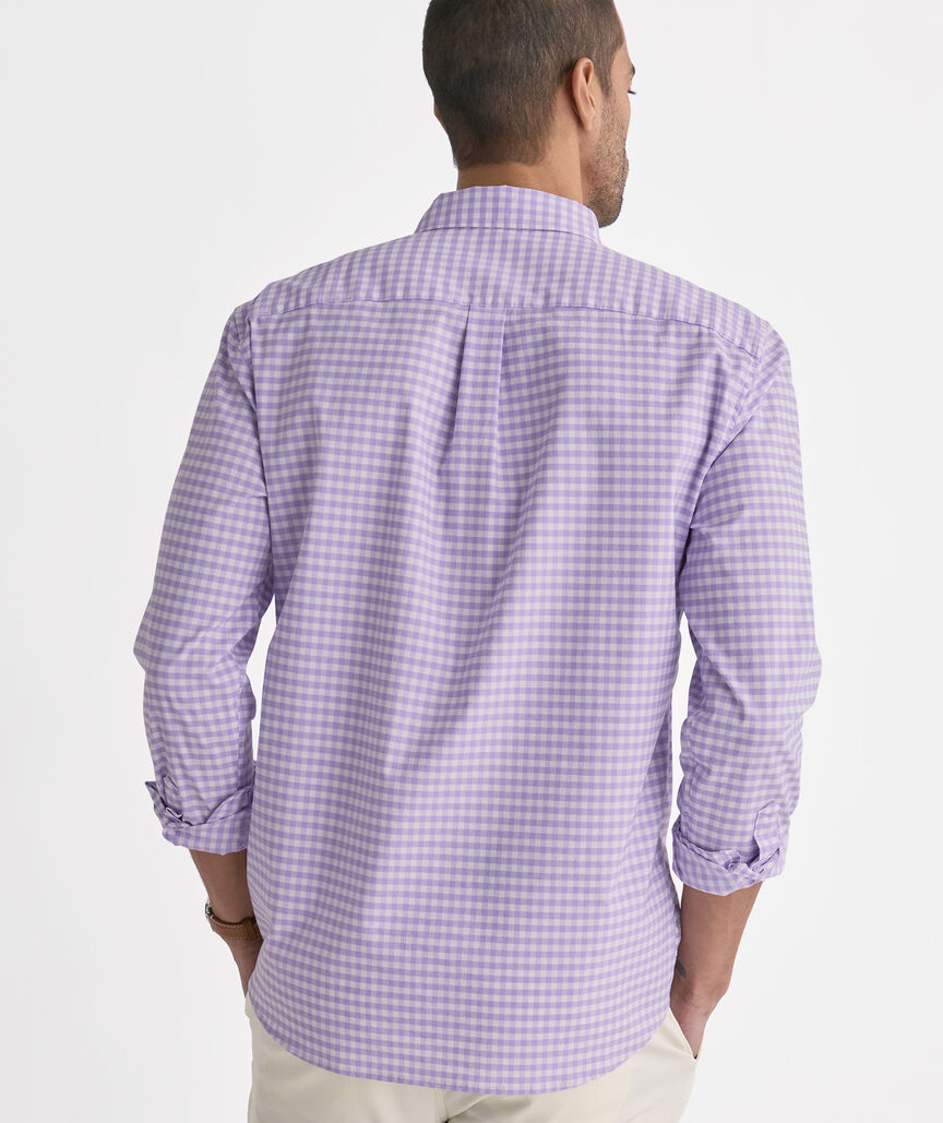 Performance Cotton Skysail Gingham Shirt