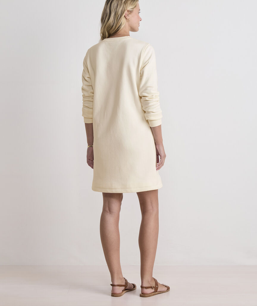 Surf Terry Long-Sleeve Dress