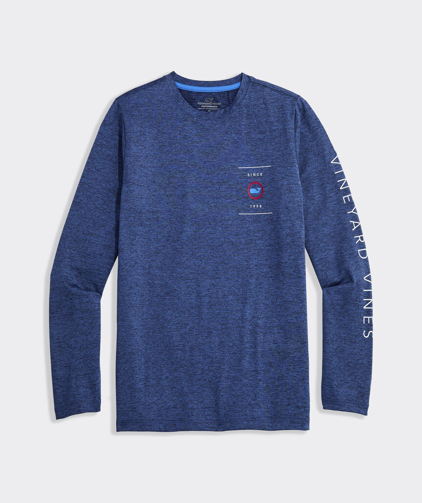 Boys' Performance USA Hockey Long-Sleeve Harbor Sun Tee