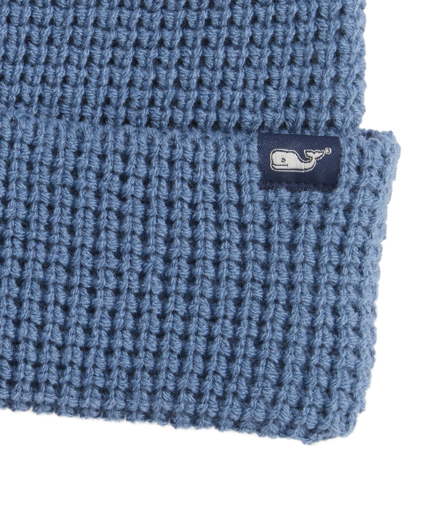 OUTLET Waffle-Knit Cuff Beanie
