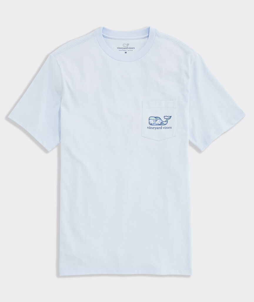 Redfish Whale Short-Sleeve Pocket Tee