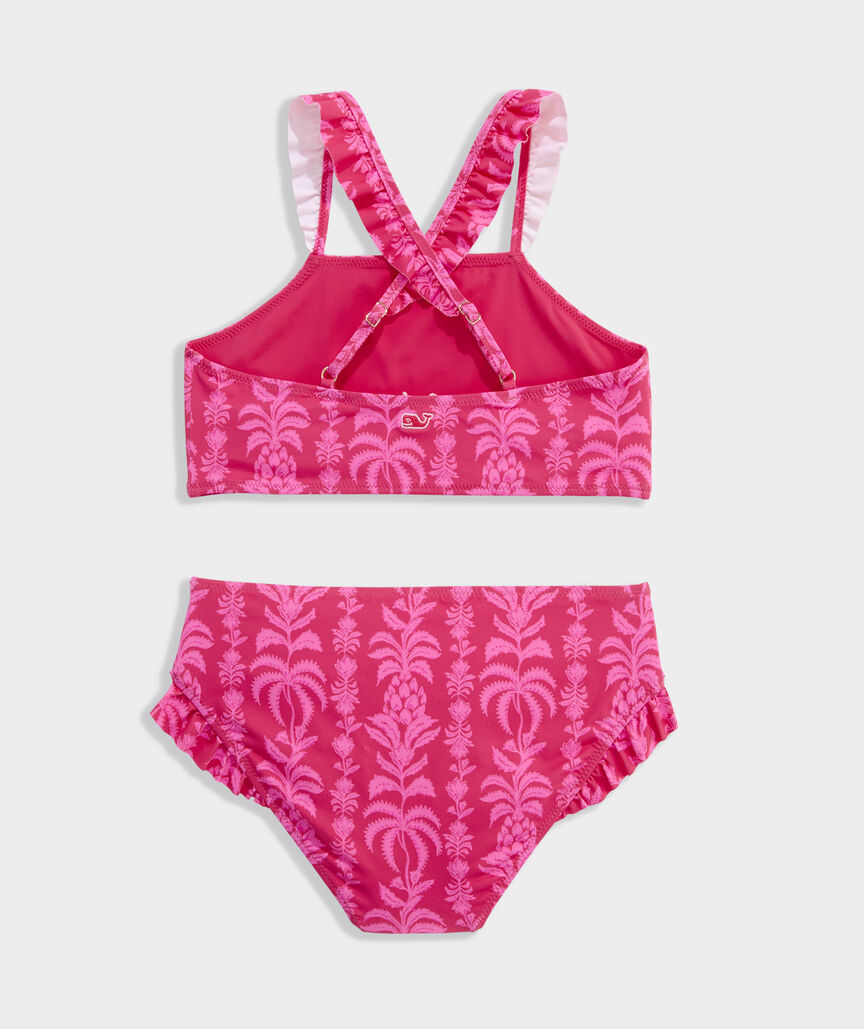 Girls' Ruffle High-Neck Bikini