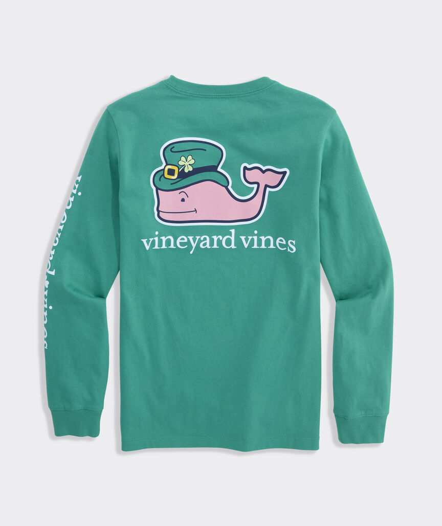 Boys' Lucky Whale Long-Sleeve Pocket Tee