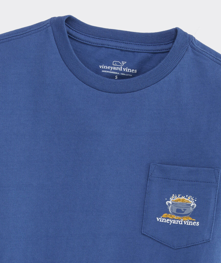 Boys' St. Patrick's Day Dog Long-Sleeve Pocket Tee