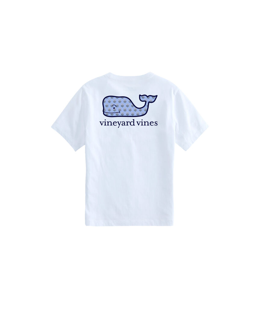 OUTLET Girls' Avi Block Whale Short-Sleeve Pocket Tee