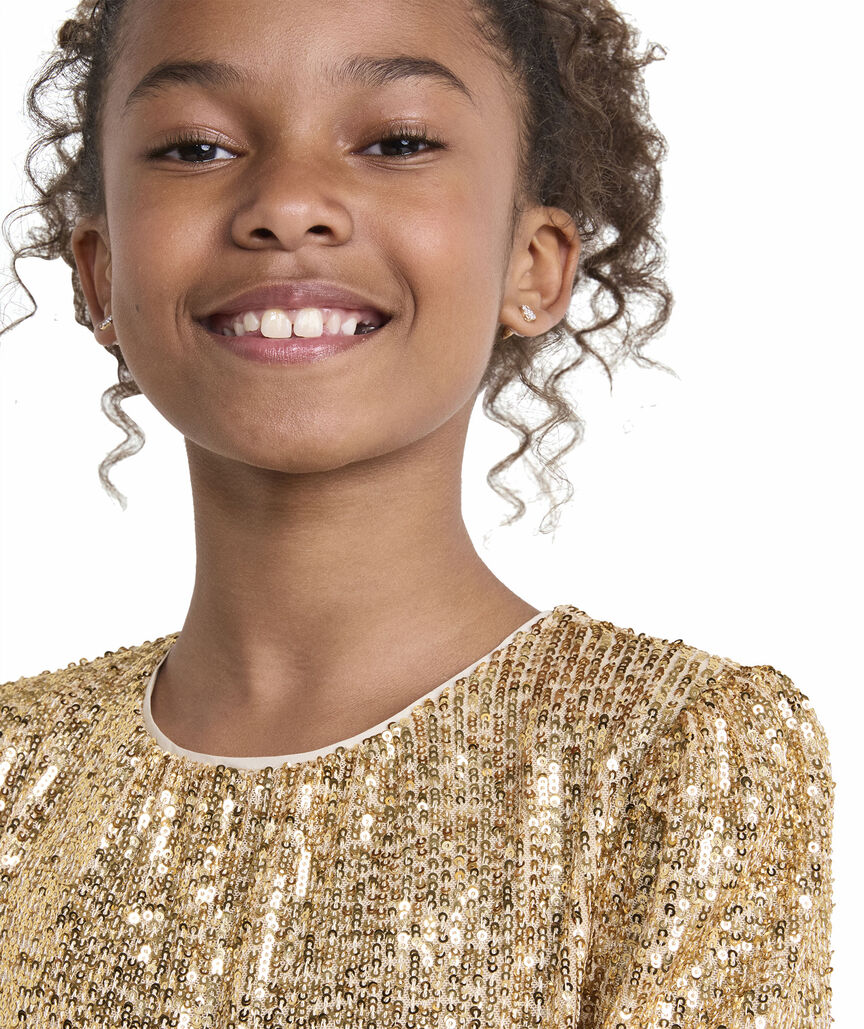 Girls' Dakota Sequin Swing Dress