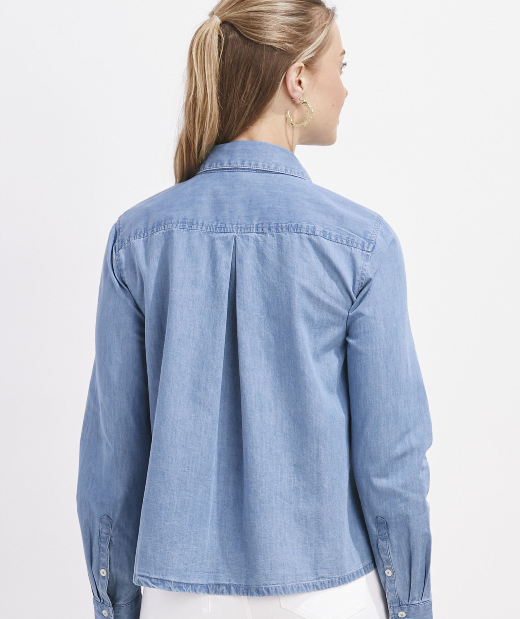 Shop Chambray Breezy Button-Down at 