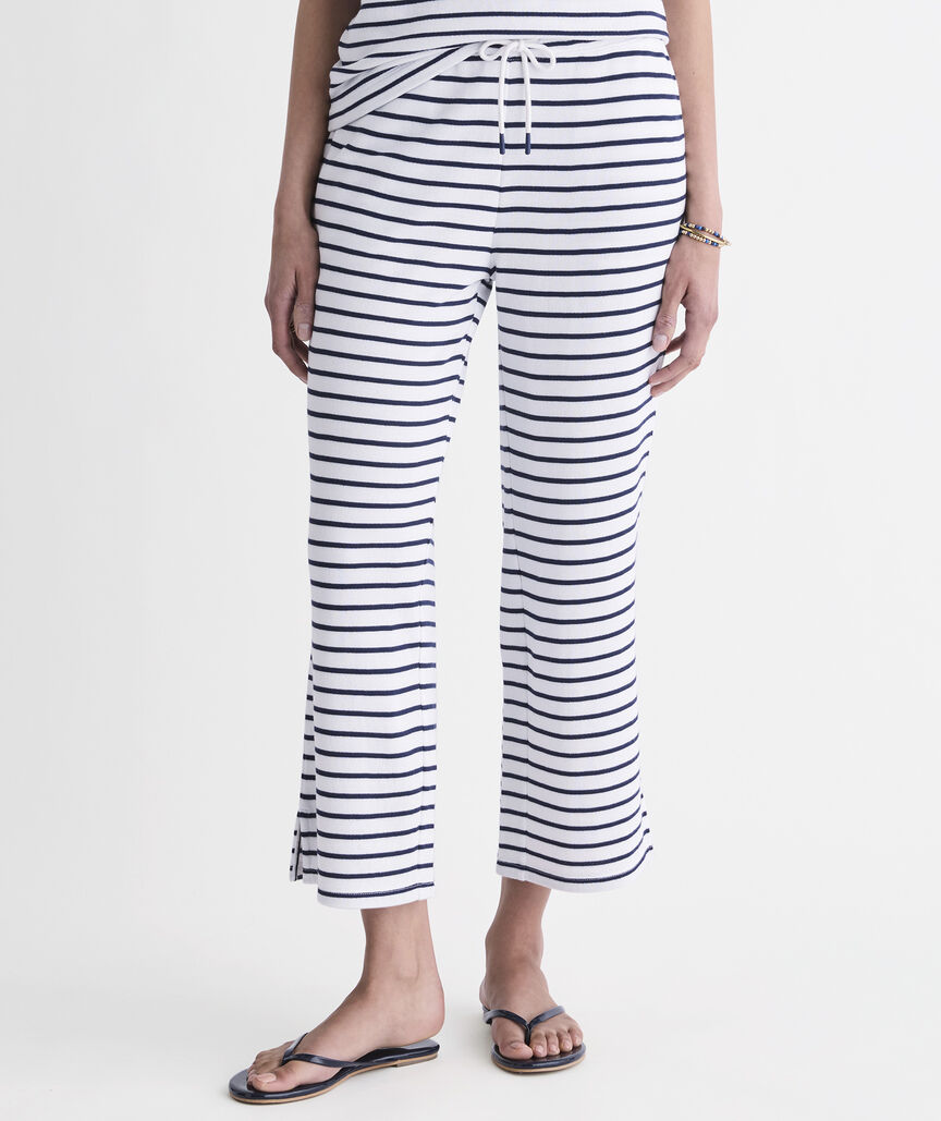 Beachy Terry Cropped Pants