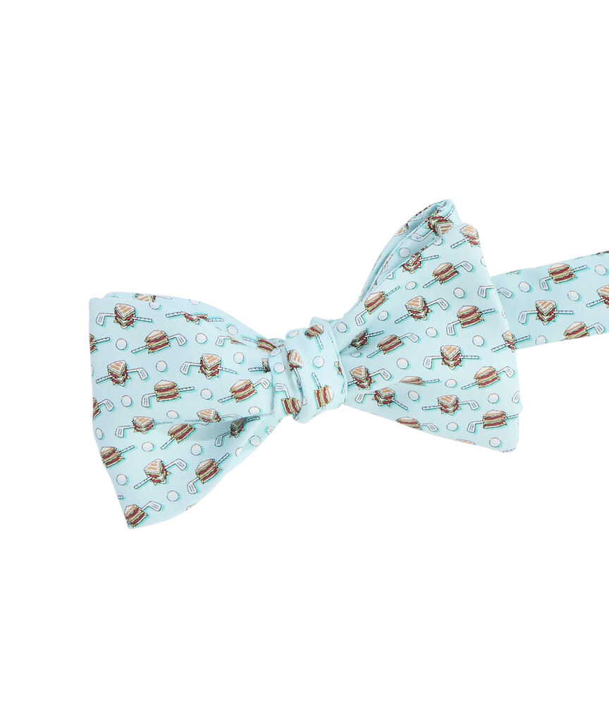 OUTLET Club Sandwich Silk Bow Tie