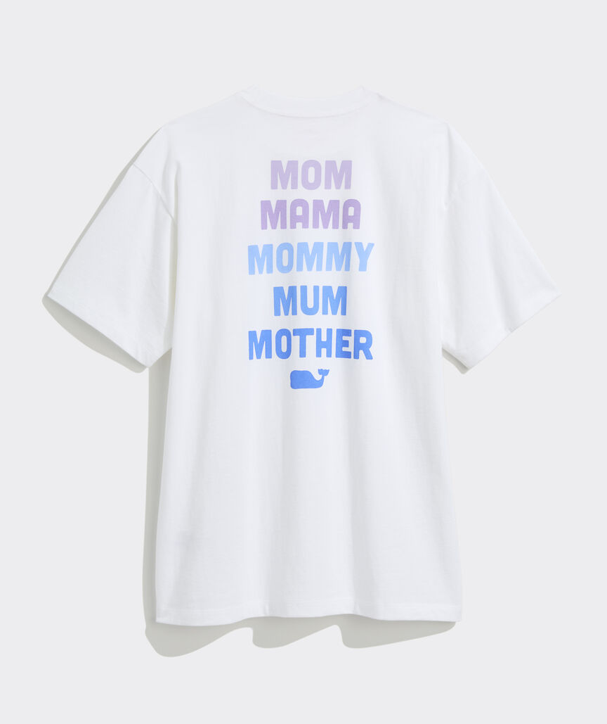 Women's Mom Boyfriend Crew Short-Sleeve Tee