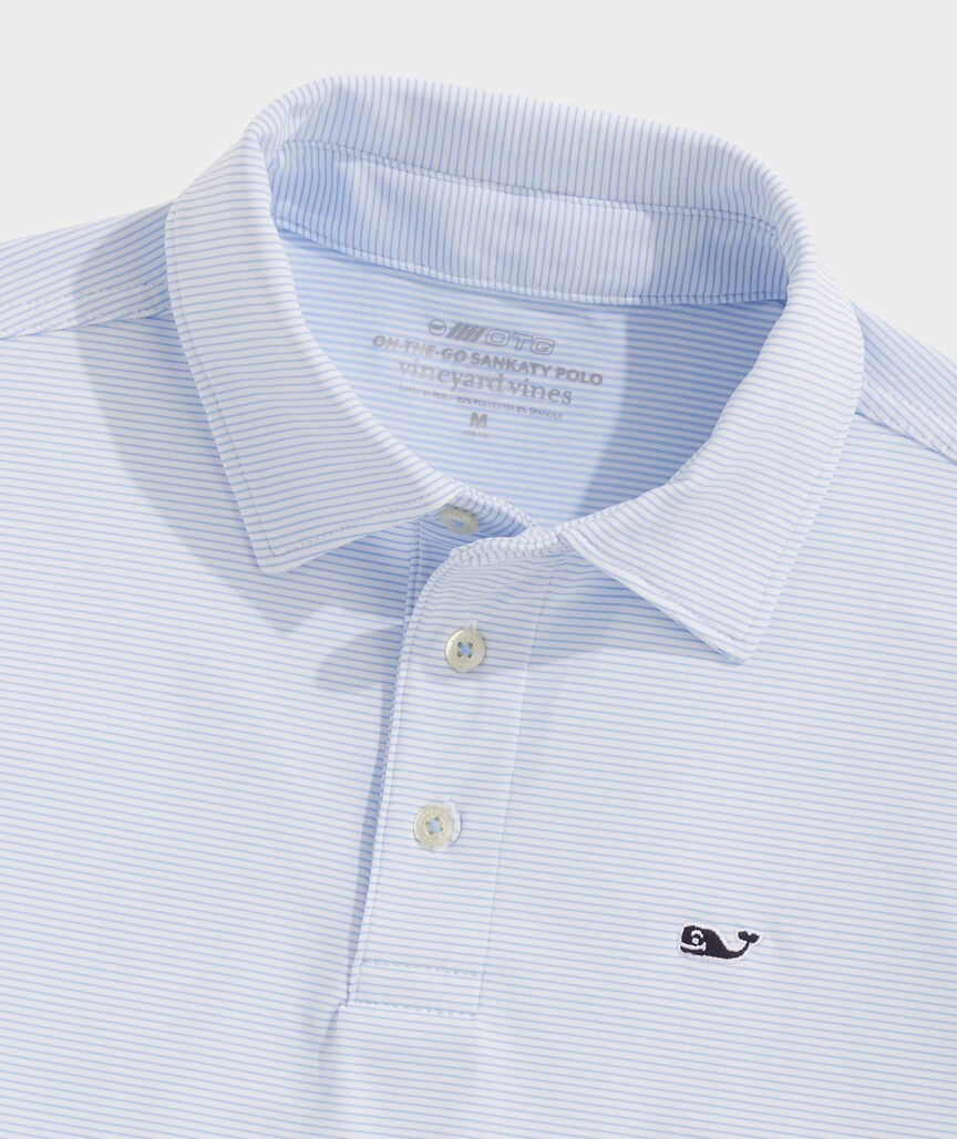 Boys' Performance St. Jean Stripe Sankaty Polo