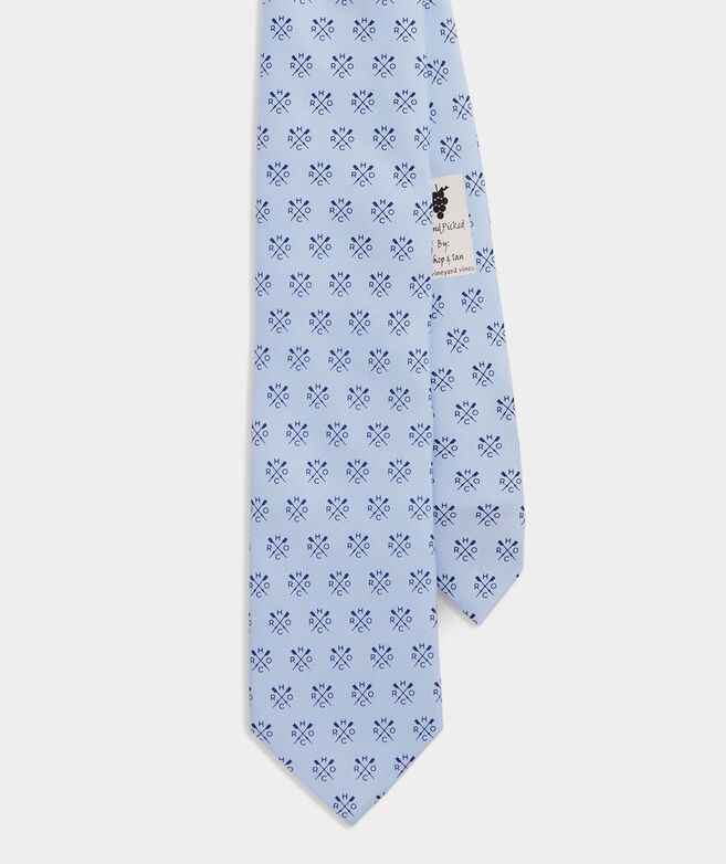 Head Of The Charles® Crossed Oars Printed Tie