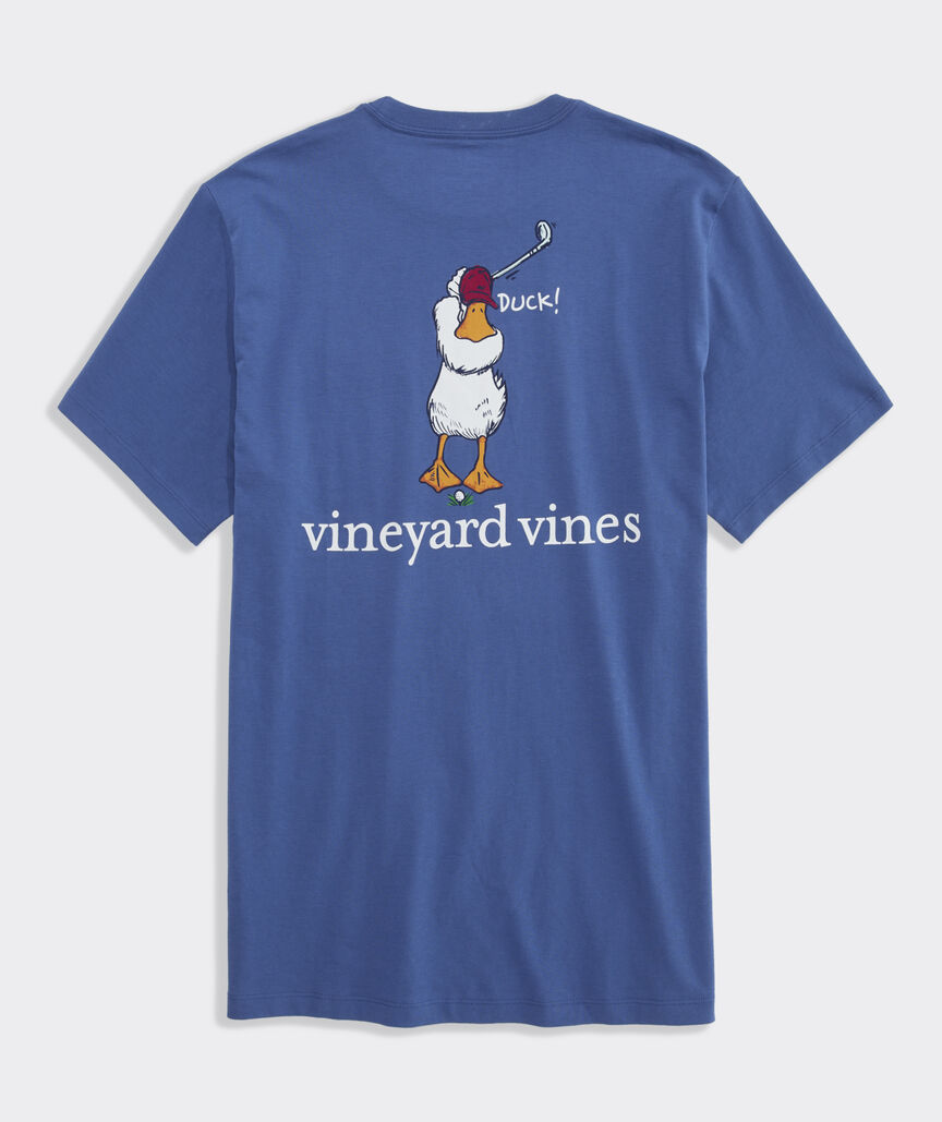 Golfing Duck Short-Sleeve Pocket Tee