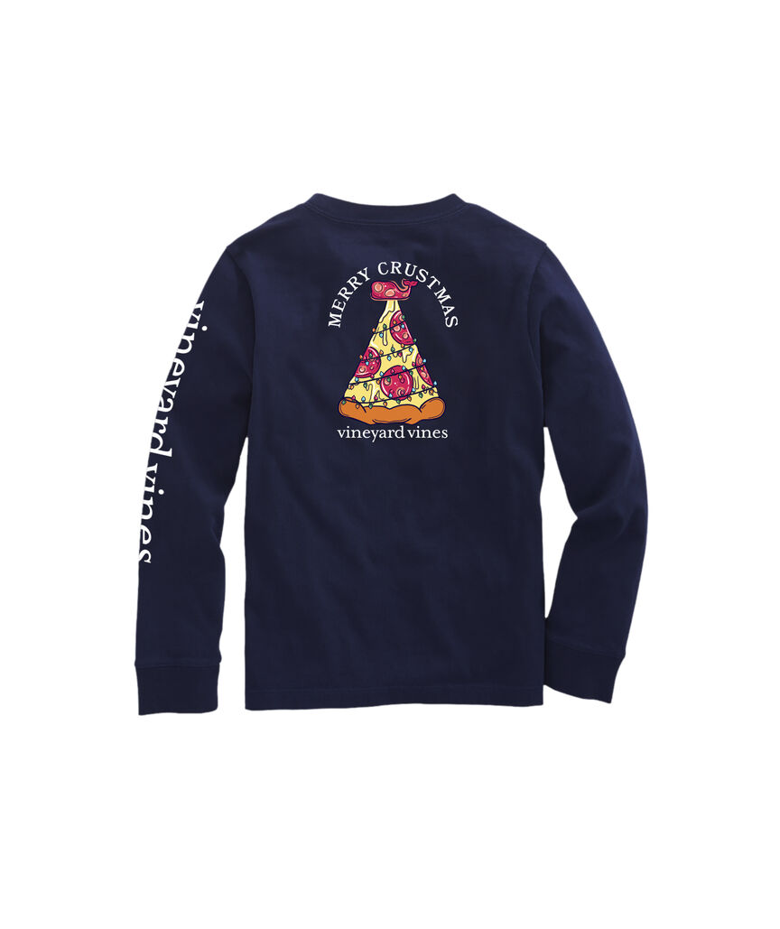 OUTLET Boys' Merry CRUSTmas Long-Sleeve Pocket Tee
