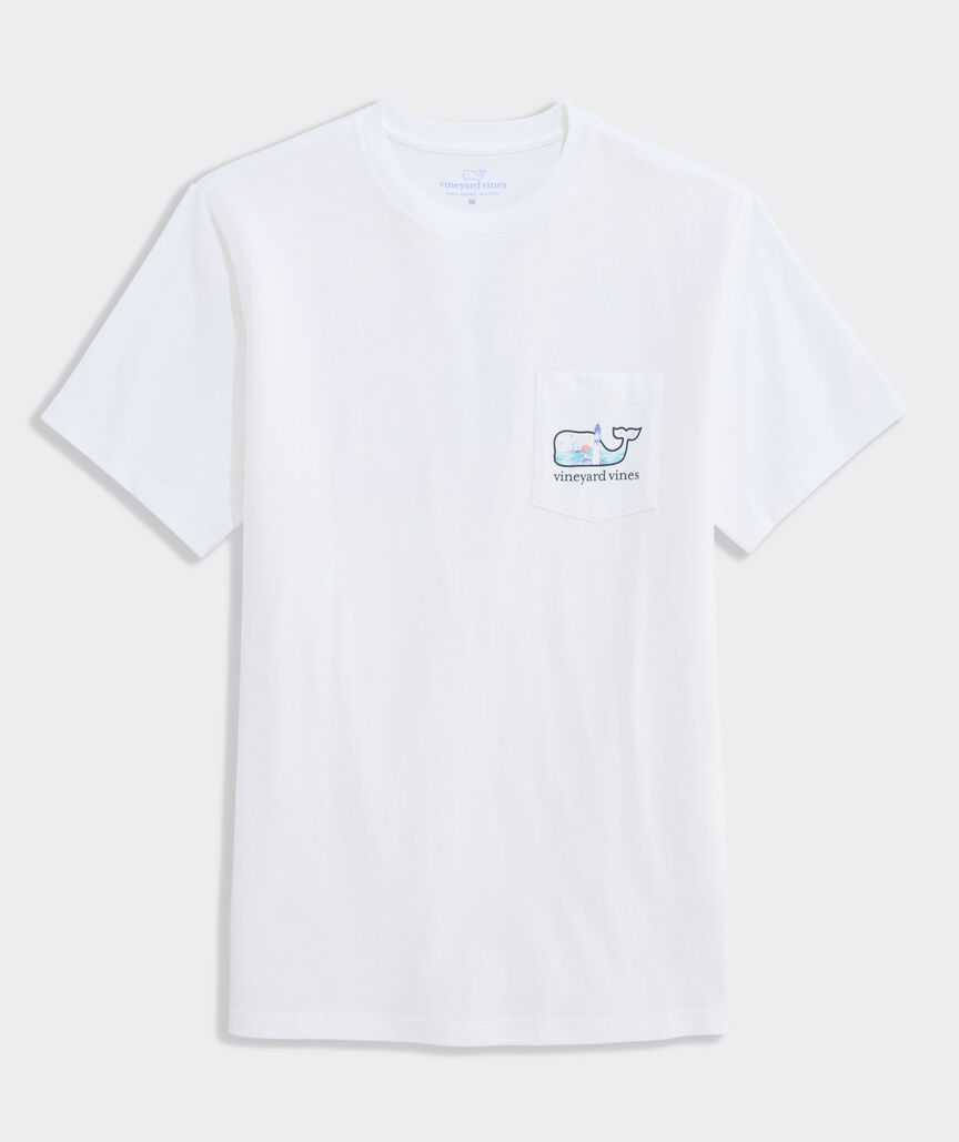 Keys Scene Whale Short-Sleeve Pocket Tee