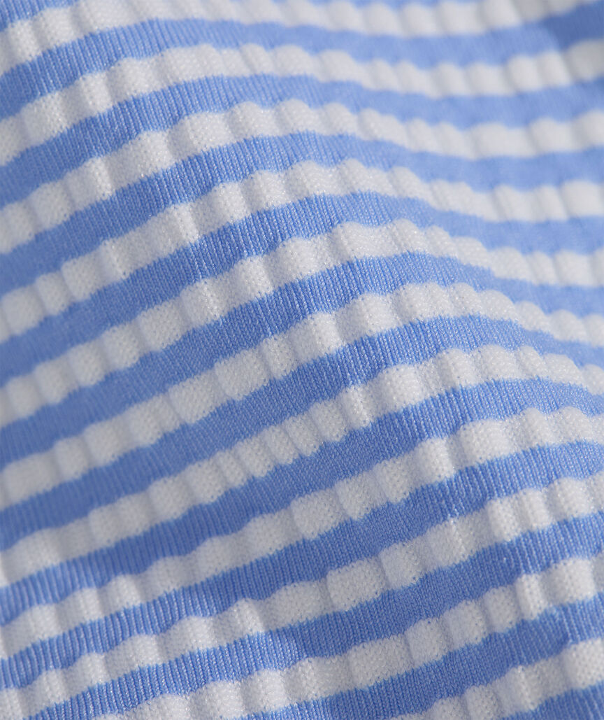 Sconset Seersucker Bikini Top