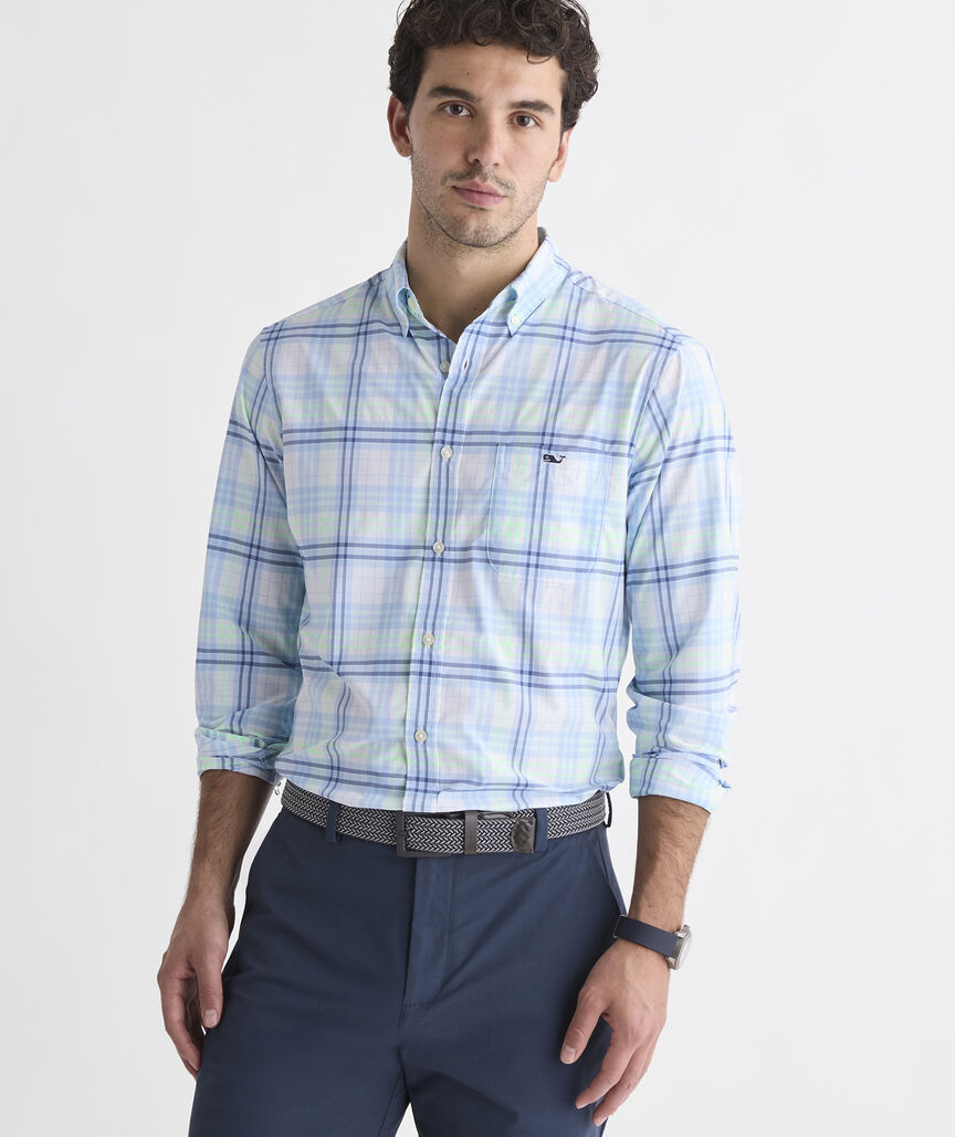 Performance Hurricane Plaid Featherweight Shirt
