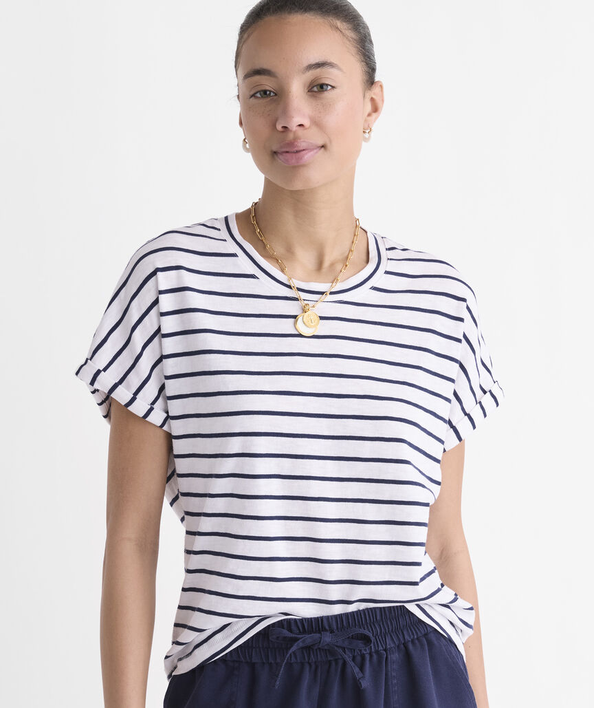 Slub Jersey Pullover Tee