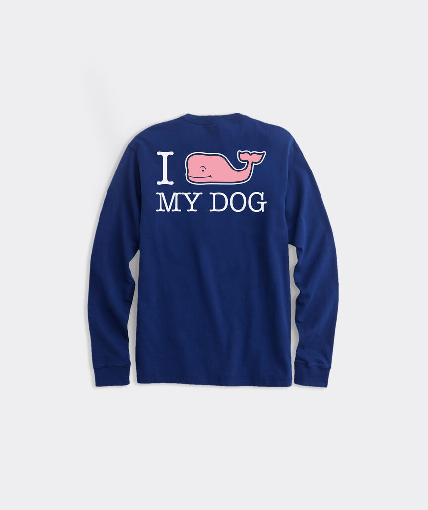 I Whale My Dog Long-Sleeve Pocket Tee