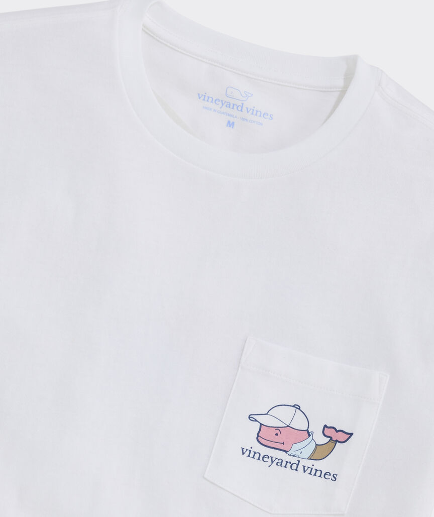 Golf Whale Long-Sleeve Pocket Tee