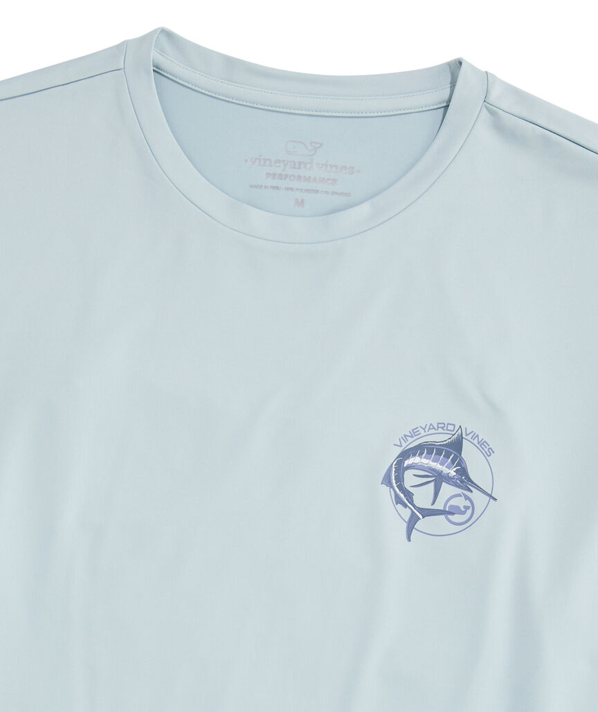OUTLET Marlin Circle Short-Sleeve Performance Tee