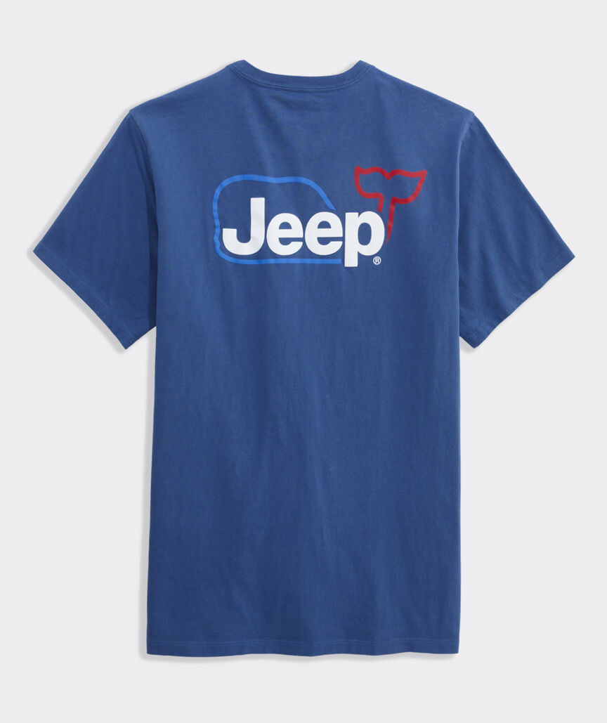 Jeep Collection Whale Short-Sleeve Pocket Tee
