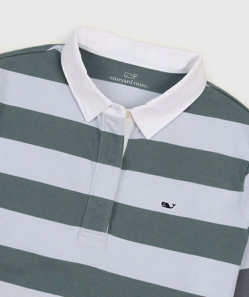 OUTLET Striped Rugby Top