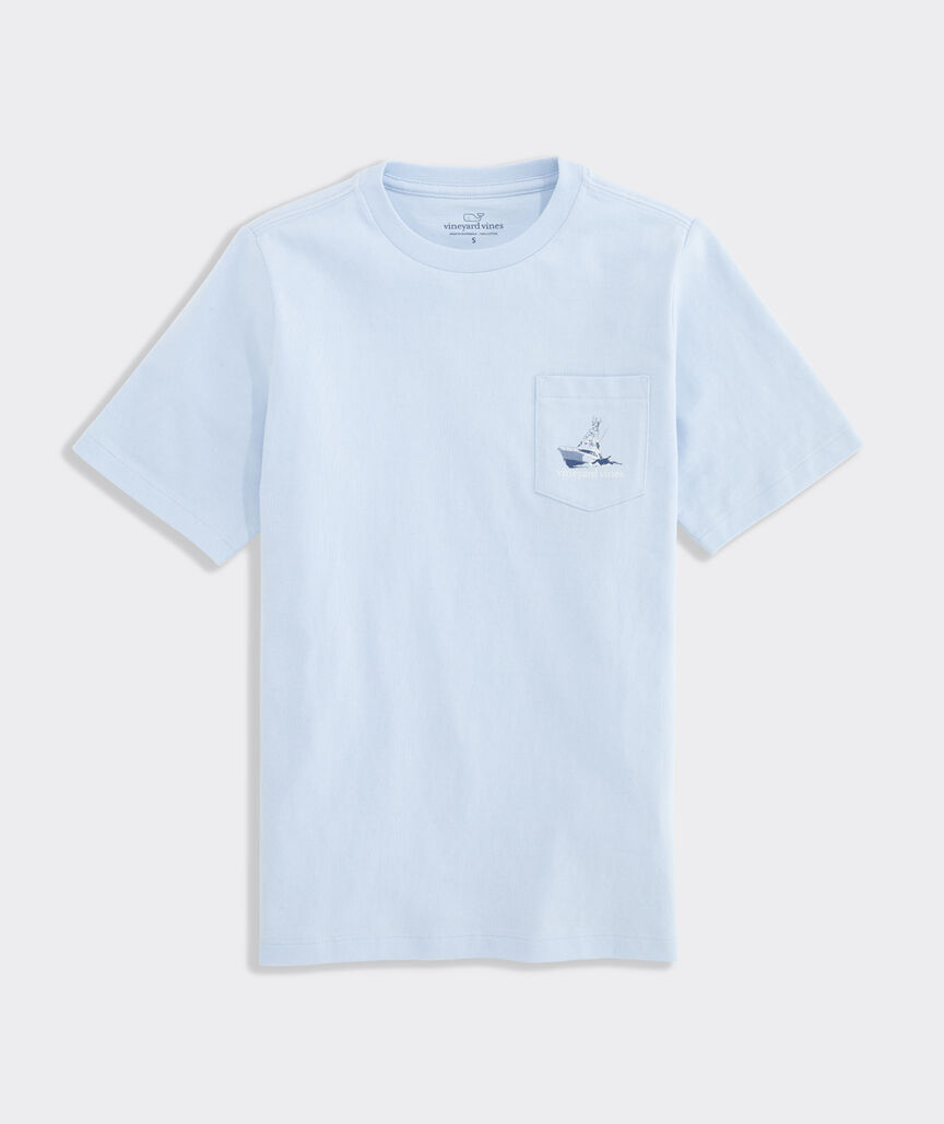 Boys' Sportfisher Mahi Scenic Short-Sleeve Pocket Tee