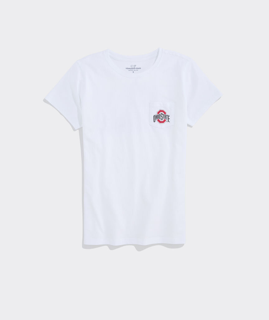 The Ohio State University Women's Football Whale Short-Sleeve Pocket Tee