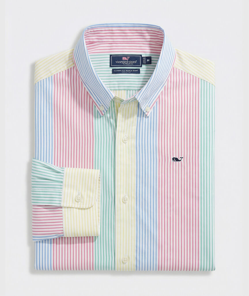 OUTLET Poplin Party Stripe Shirt