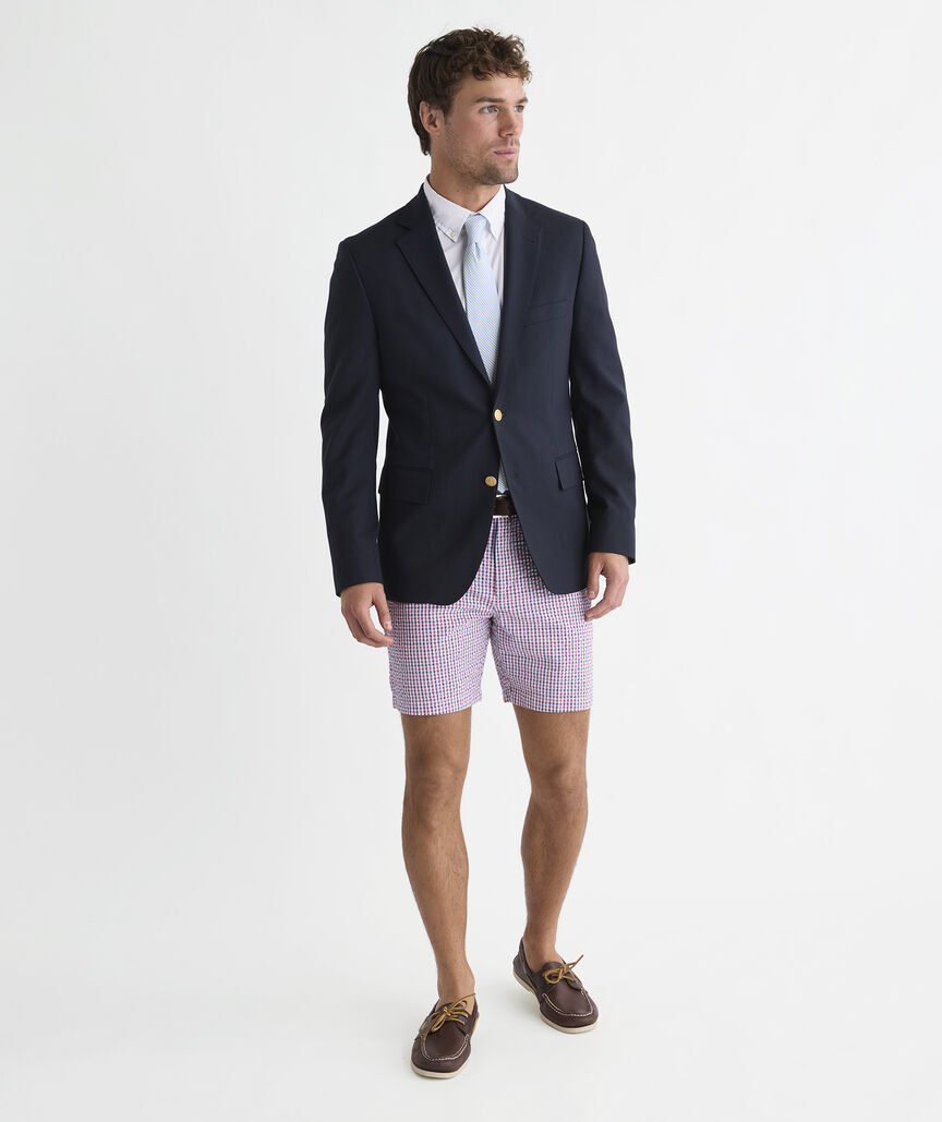 7 Inch Gingham Seersucker Chilmark Chino Shorts