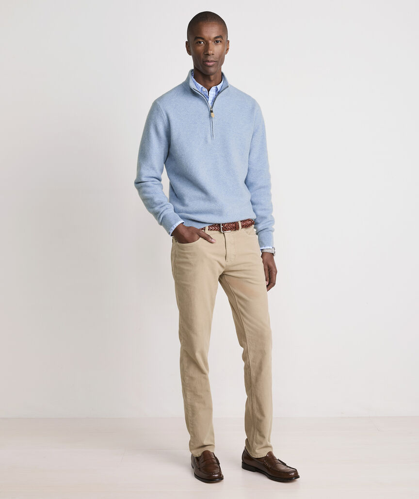 Brushed Cotton 5-Pocket Pants