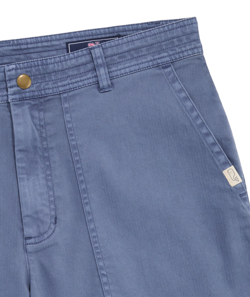 OUTLET 7 Inch Herringbone Patch Pocket Shorts