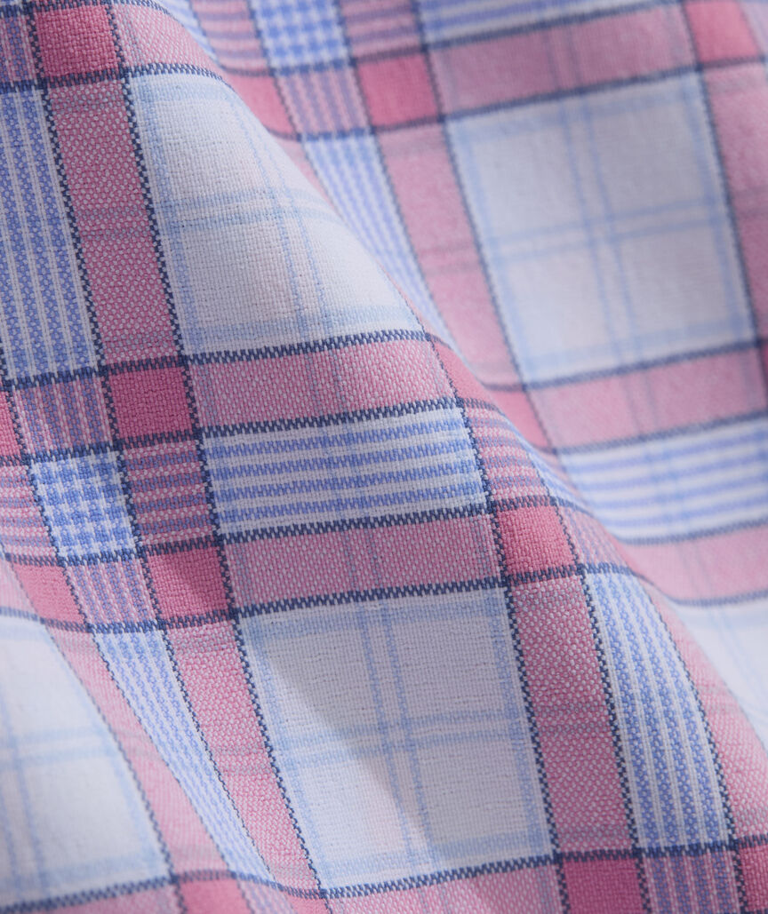 Boys' Performance Seascape Plaid Featherweight Shirt