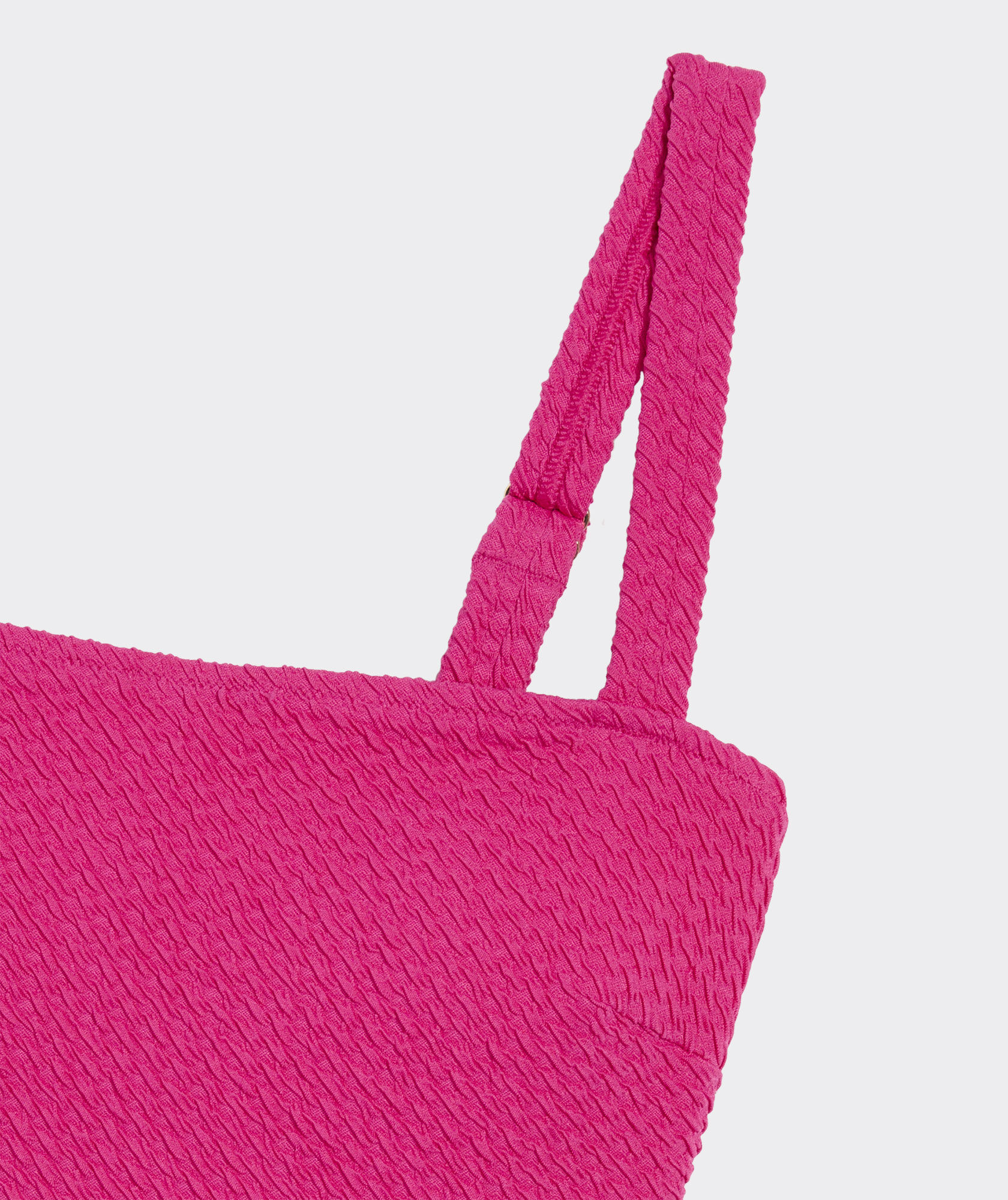 Textured Southampton Square Neck One-Piece