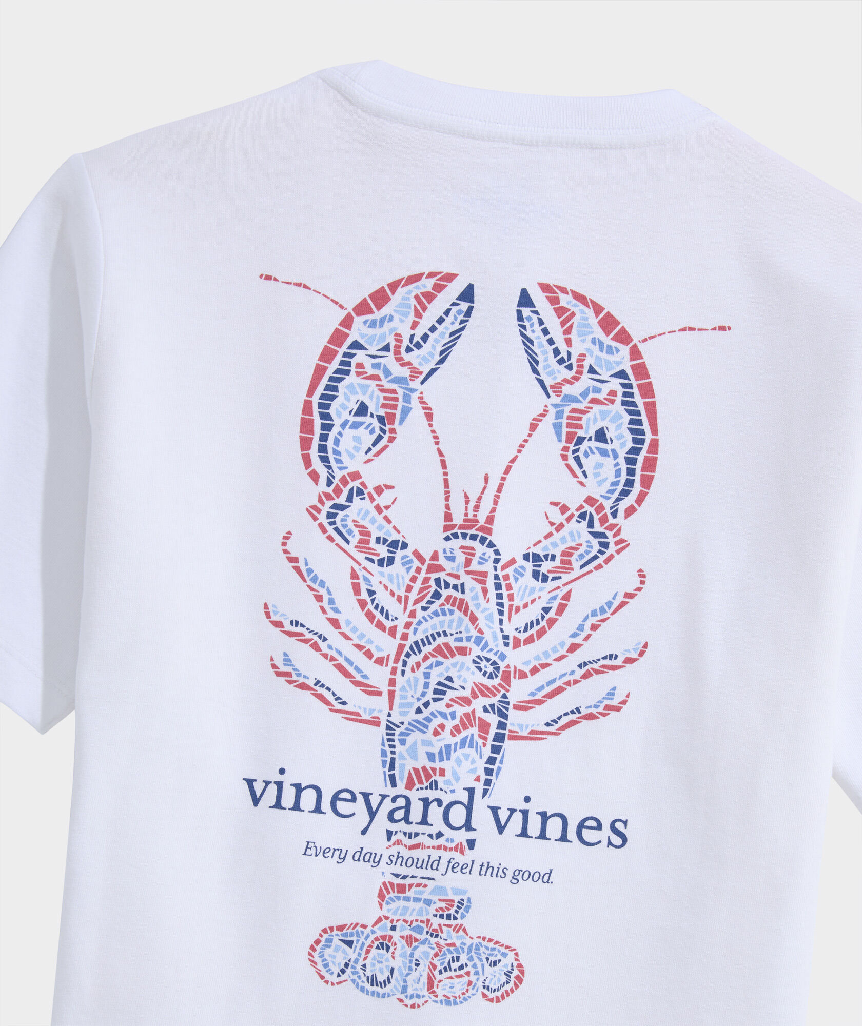 Shop Boys' Tile Lobster Short-Sleeve Pocket Tee at vineyard vines