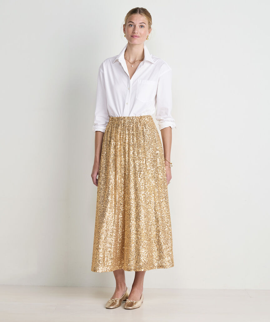 Kaia Sequin Skirt