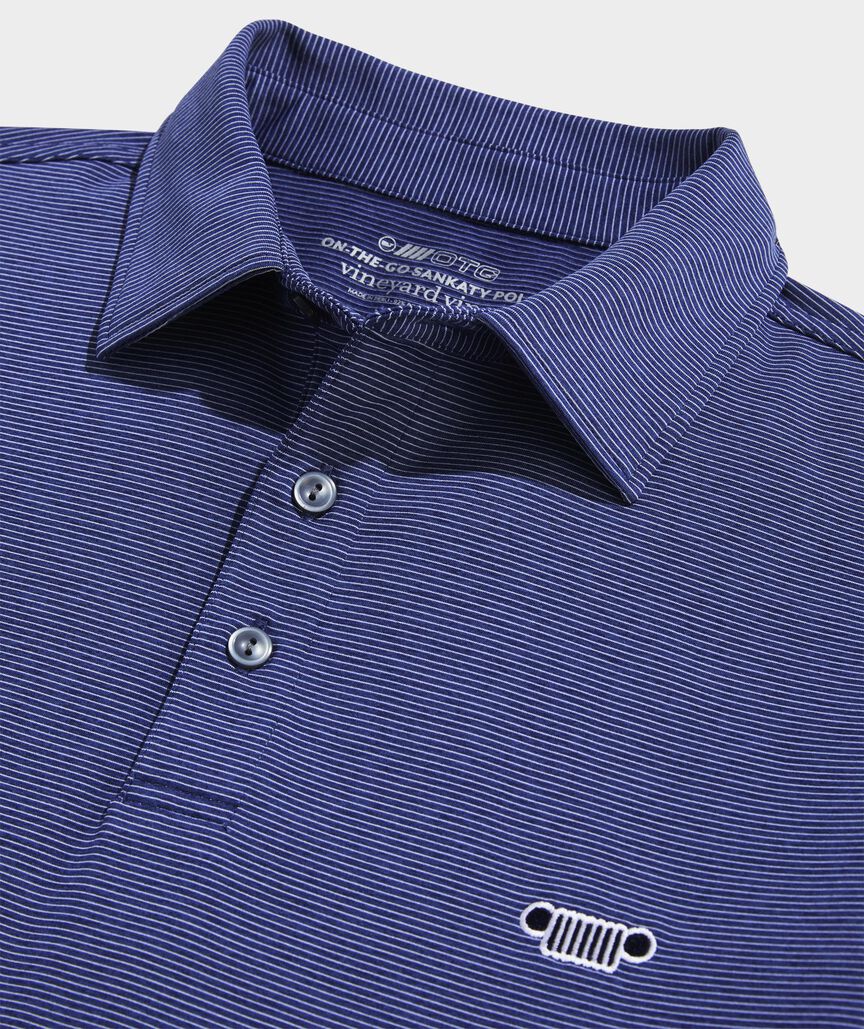 Jeep Collection St Jean Stripe Sankaty Polo