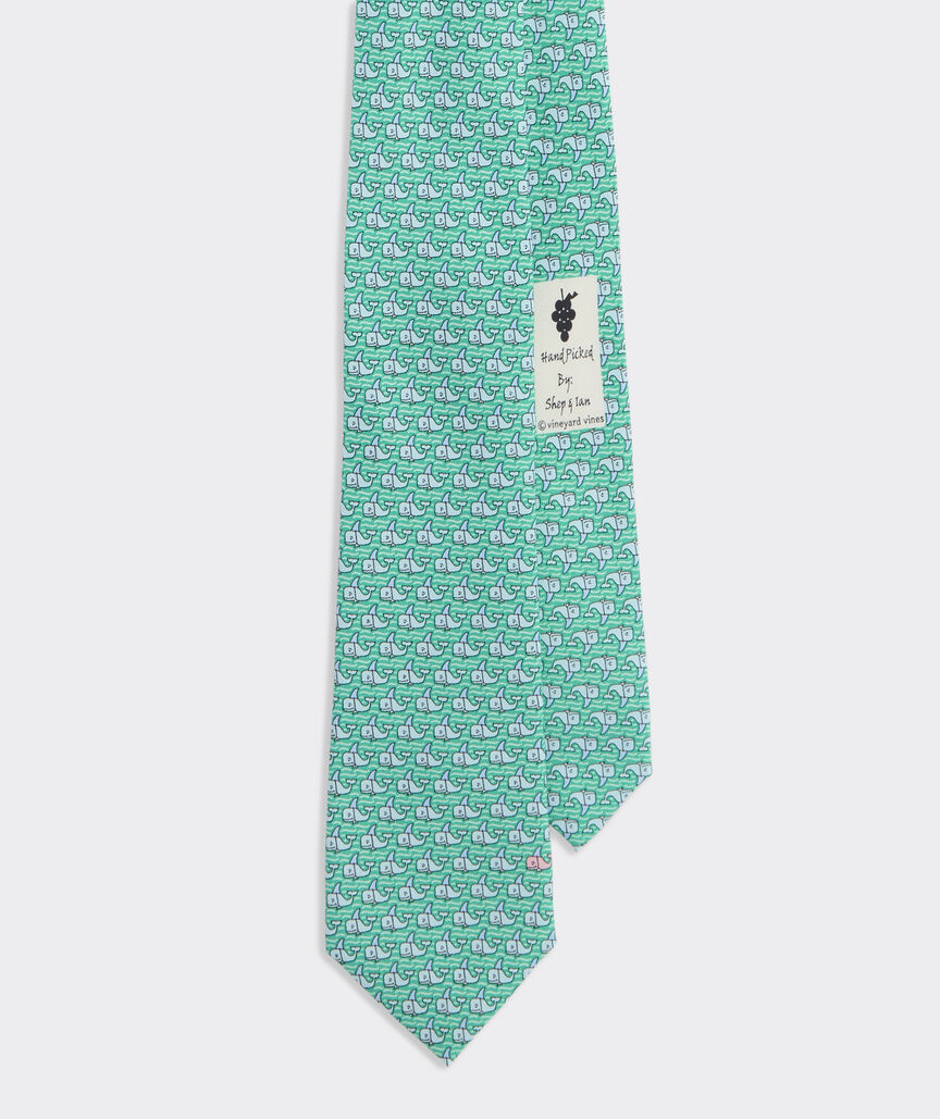 Boys' Whale Shark Silk Tie