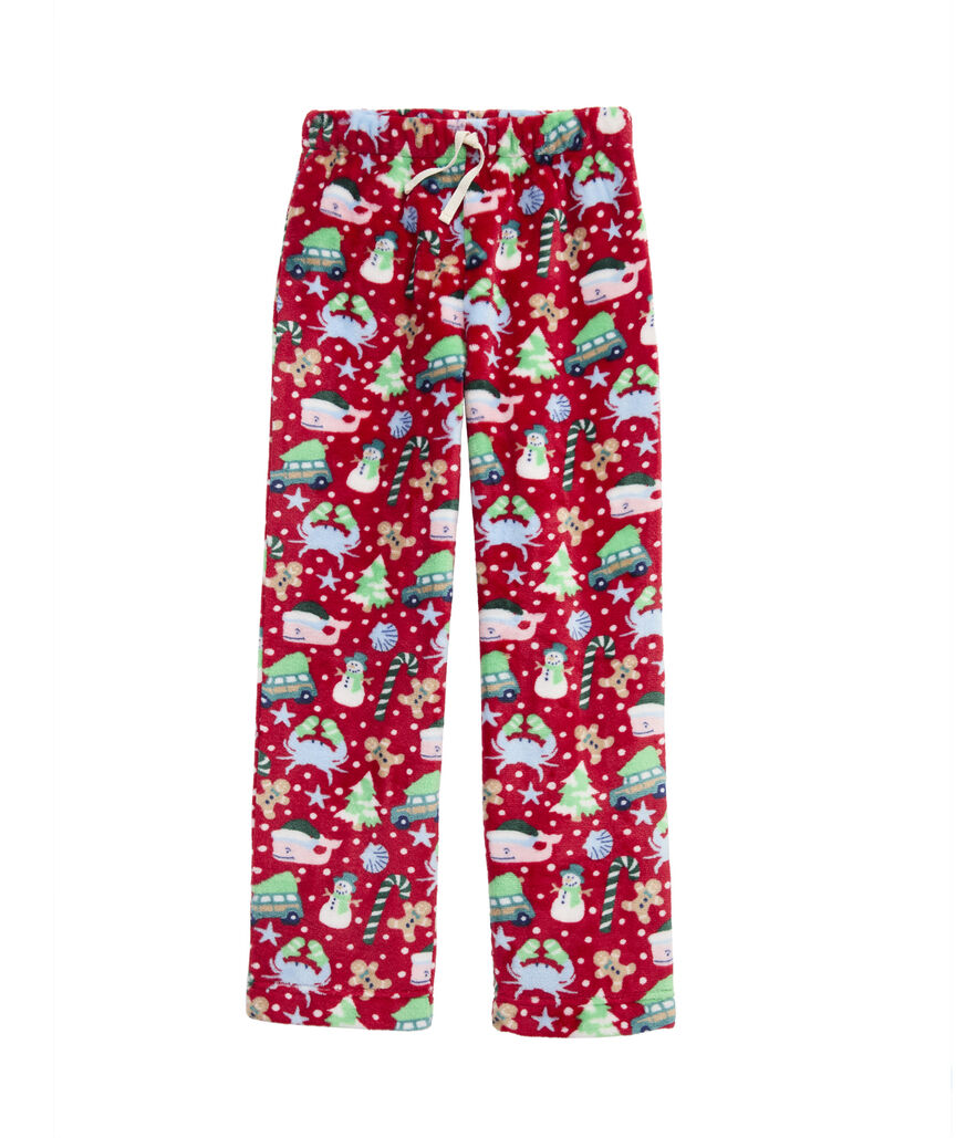 OUTLET Kids' High Pile Beach Holiday Pajama Pants