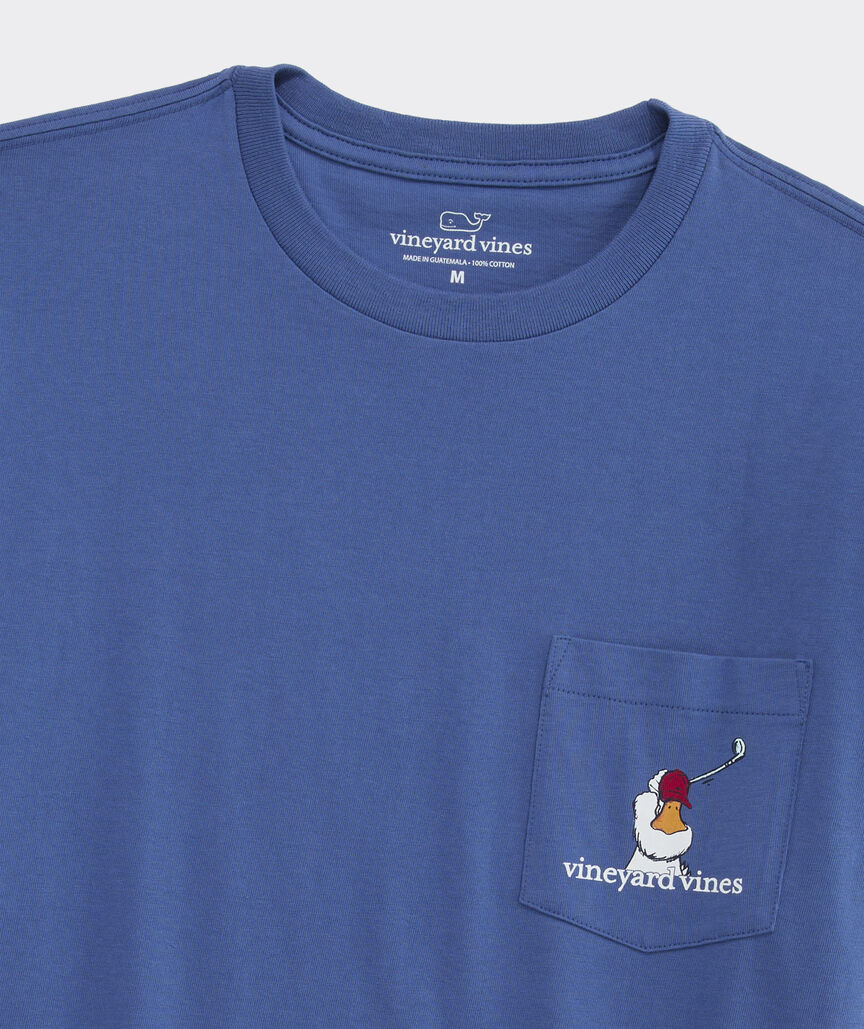Golfing Duck Short-Sleeve Pocket Tee