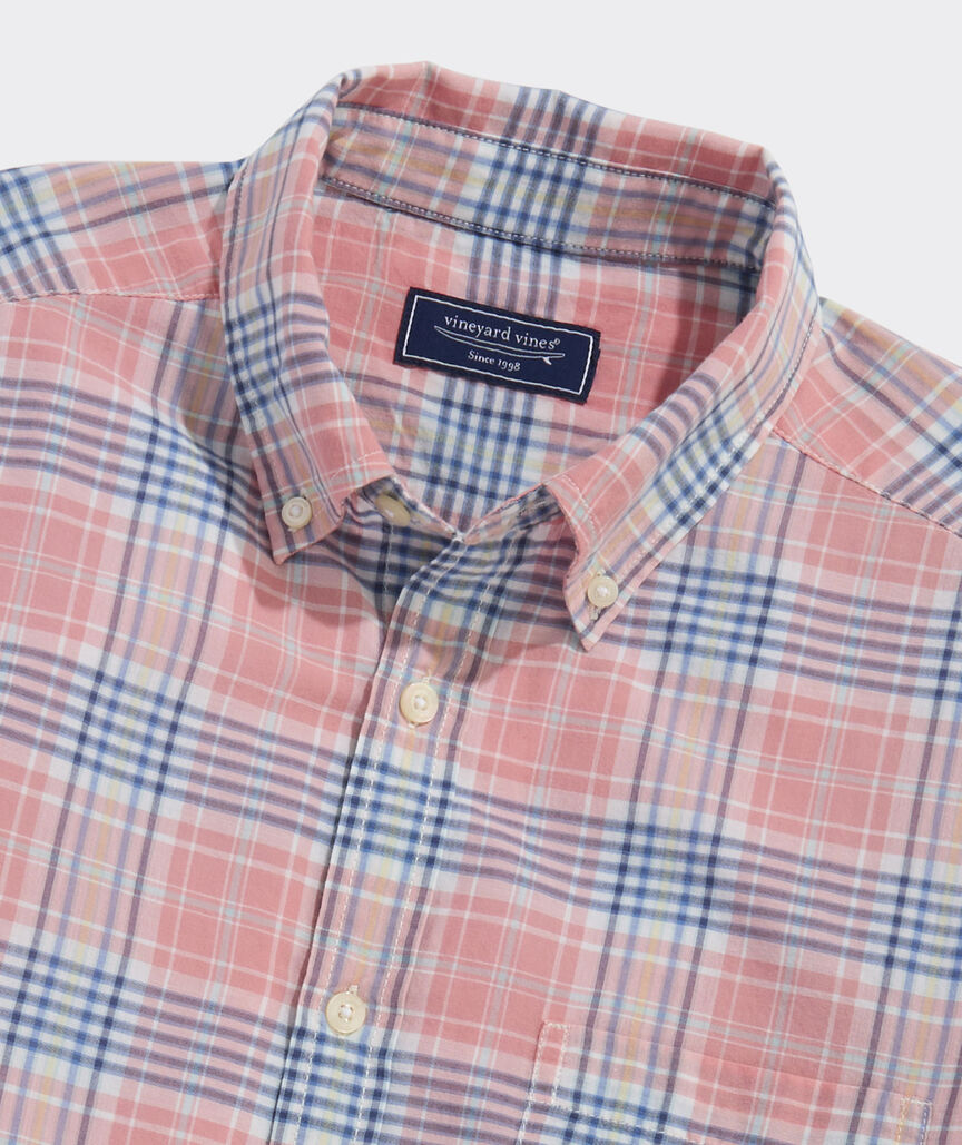 Long Bay Plaid Madras Shirt