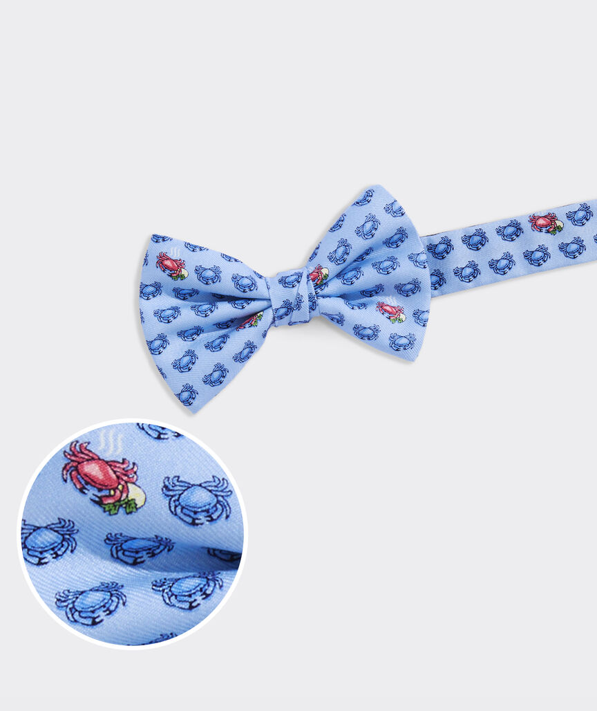 Boys' Crabs Silk Bow Tie